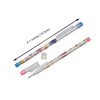 Lopenle 12PCS Non Sharpening Pencils Animals Stackable Pencils Transparent Mechanical