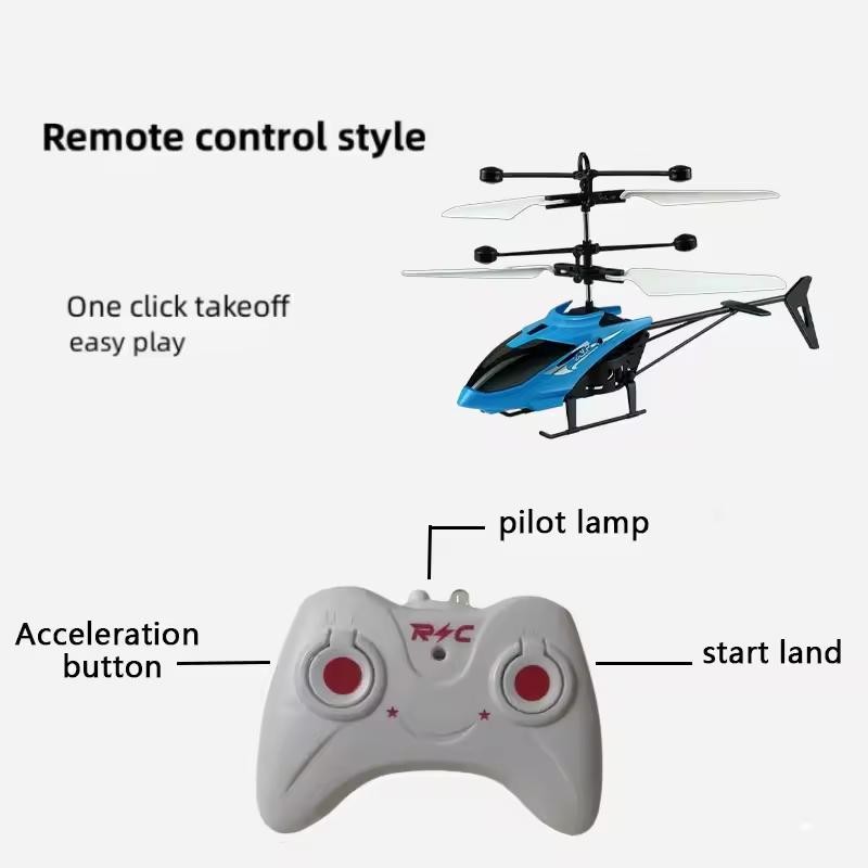 Mini Remote Control Helicopter for Indoor Flying – Twin-Rotor Aircraft