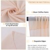 MODFUNS Champagne Ceiling Drapes for Parties 2 Panels 5FTx20FT Sheer