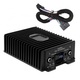 DriSentri 4-Channel Full-Range Amplifier, 80Wx4 Audio Modification Power Amplifier Digital Sound Processor Class A/B for Android Car Player