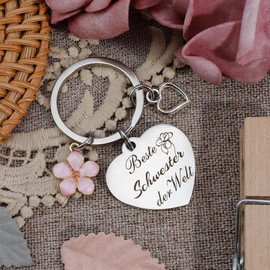 Sister Gift, Sister Gift, Gifts for Sisters, Sisters Gifts, Best Sister Gifts, Sister Heart Gift for Sister Birthday, Christmas Gifts Keyring, Sister