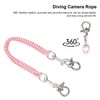 Diving Camera Lanyard Corrosion Rust Resistance 360° Flexible Rotation Diving
