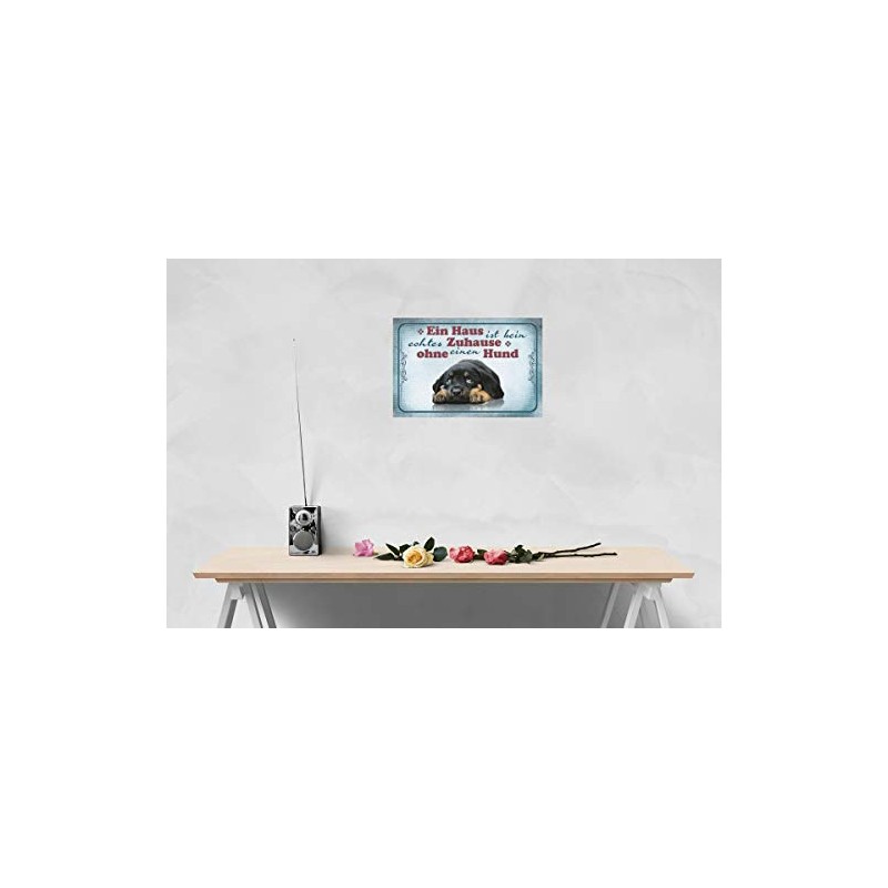 Tin Sign 20 x 30 cm Curved Including 4 Magnets