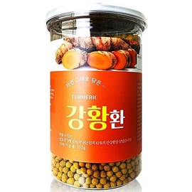 강황정 커큐민 헬로우그린 인도산 강황환 350g 통 진피함유 Turmeric Supplement Curcumin Hello Green Indian Turmeric Tablet 350g with Whole Dried Citrus Peel
