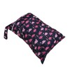 Diaper Bag Storage Pouch Waterproof Polyester Reusable Dual Zippers Diaper