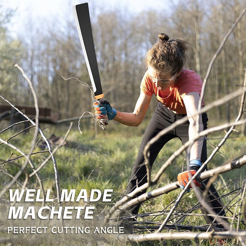 Billhook Sickle Machete for Yard Work Cutting Trees Heavy Duty