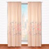 Elefantito Cortinas Azalea 2 Paneles De 1.30 X 2.20 Beige