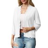 GRECERELLE Womens Summer Cardigan Knit Jumpers Shrugs Ladies Lightweight Soft