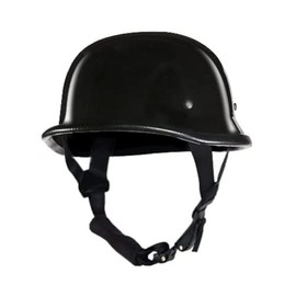 German Novelty Skull Cap (Gloss Black, Large)