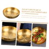 KICHOUSE Elegant 304 Stainless Steel Salad Bowl Mix Serve Fruit