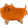 Dekohelden24 Ceramic Planter / Planter / Pink Cat Design Dimensions