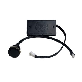 Kustom Cycle Parts Universal Garage Door Opener Remote. Compatible With Harley Davidson Touring Models. Low Profile Button. Plug and Play. Made in the USA! (Genie Brand Only Black Button)