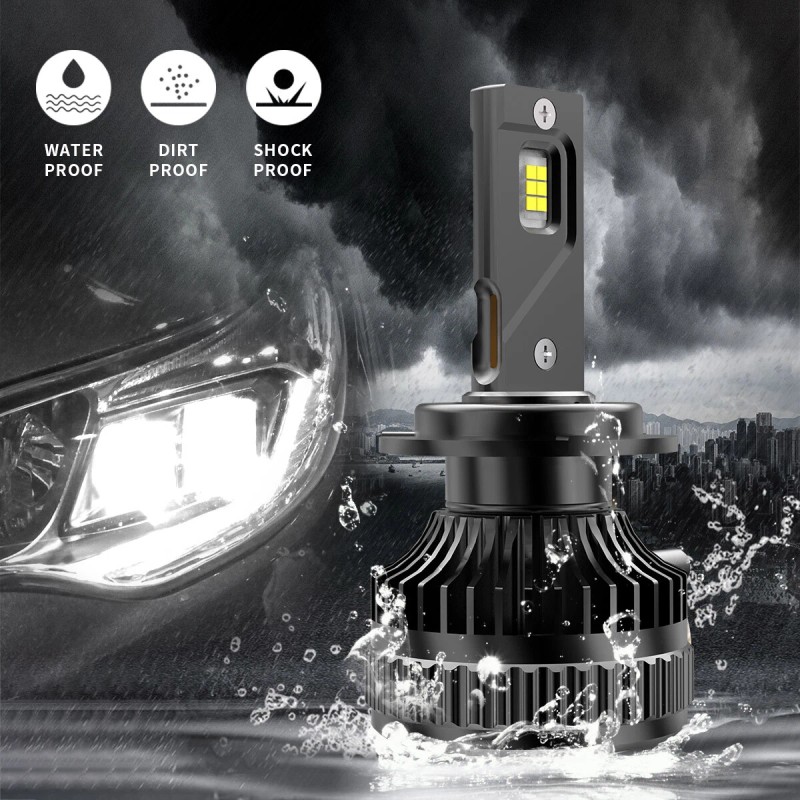 VLAND D2S LED Headlight Kit Bulbs 50W 8000LM 6000K White