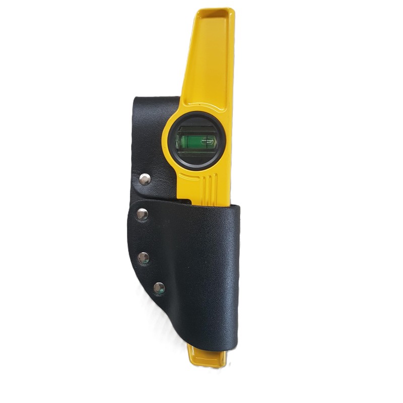 HI VIZ Black Pure Leather Level Holder + 250 mm