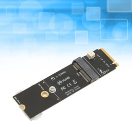 M.2 SSD Riser Card, M.2 A+E Key to M.2 M Key Adapter Card, NVME Bluetooth WLAN Card, SSD Adapter Card for Network Card, M.2 SSD etc