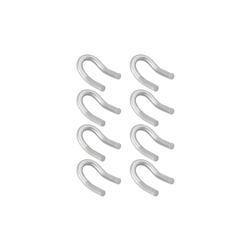 Pack of 8 Spring Hook Tabs Made of 304 Stainless
