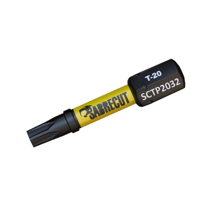 5 x SabreCut SCTP2032_5 32mm T20 TX20 Torx Tamper Proof