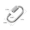 HOME MASTER HARDWARE 1/8 inch Stainless Steel D Shape Quick