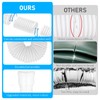 Bocguy Rain Gutter Downpipe, 1 Piece Gutter Flexible Downpipe Extension,