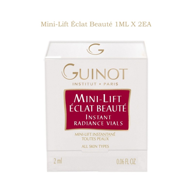 Gino Concentre Lift Eclat Beauté Ampoule 2vials + sample Mini