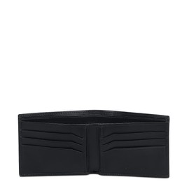 Cuadra Billetera Para Caballero En Piel Genuina de Avestruz Negro BC007A1