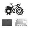 0XBIT Useful Gadget 2 Piece Multi Tool Keychain Multitool Card