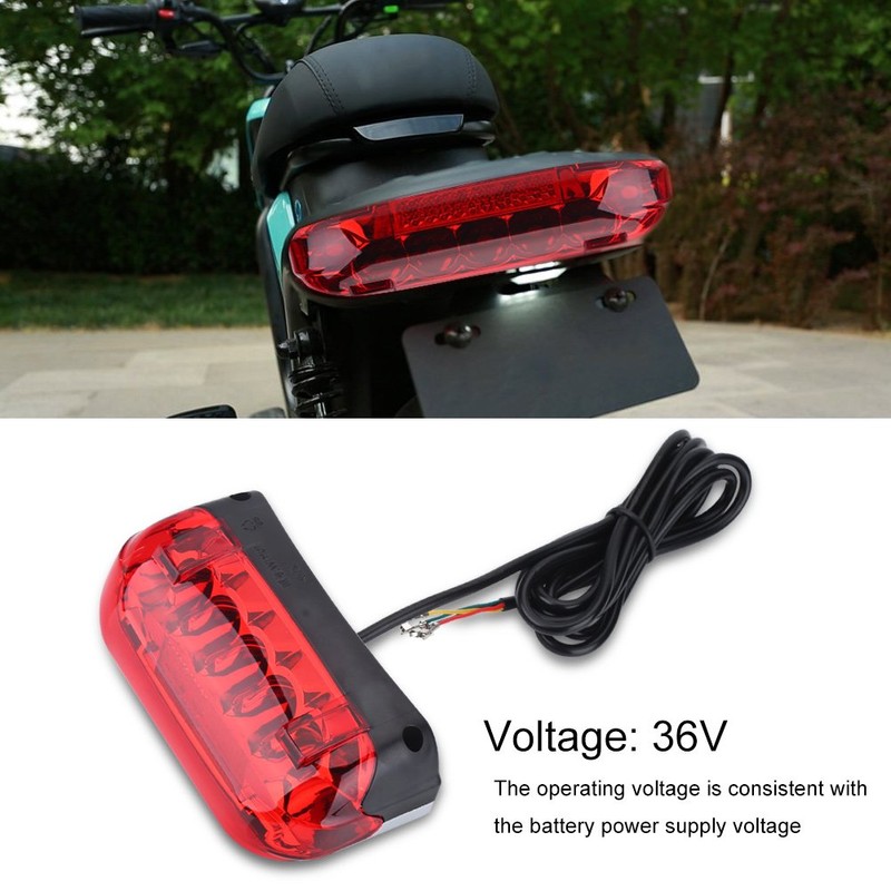 Demeras Warning Lamp Electric Brake Rear Tail LED Light 36V