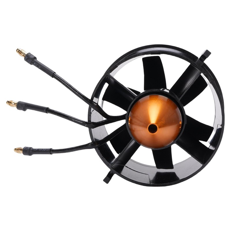 70mm EDF 6 Blades Ducted Fan with QF2822-3000KV 4S Brushless