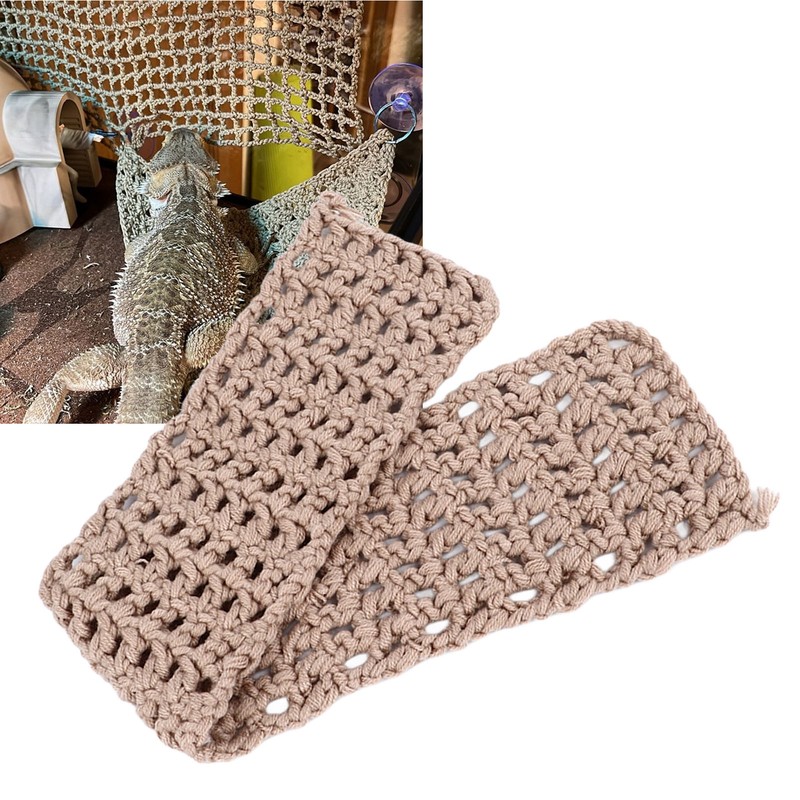 Reptile Hammock Durable Safe Woven Climbing Net Easy Installation Hammock