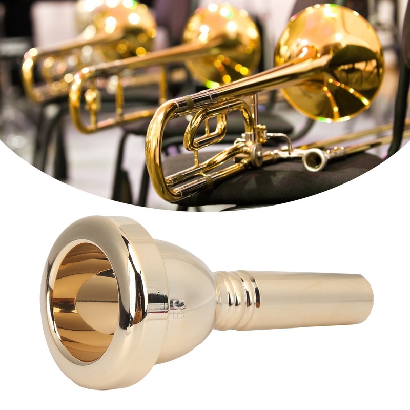 Trombone Mouthpiece Tenor Large Shank Mouth Piece Metal 12.7mm 5G