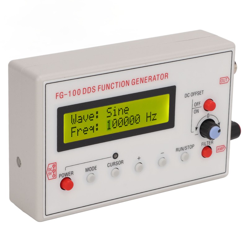 Signal Generator DDS 1Hz‑500kHz Sine 1Hz‑20kHz Square Sawtooth Triangle Wave