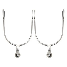Espuelas de Caballo Espuelas de Acero Inoxidable con Rodillo para Botas Ecuestres Hombres Mujeres Jinete Amantes de la Equitación
