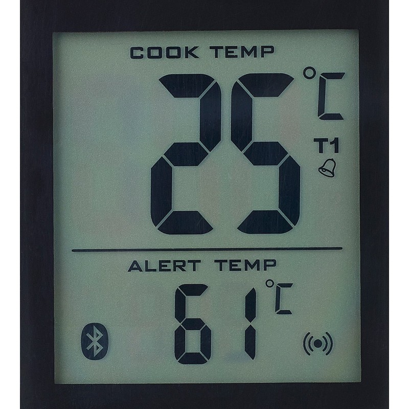 Rosenstein & Söhne Bluetooth BBQ Thermometer, App for Android and