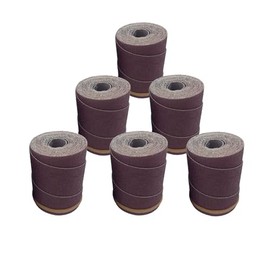 Ready-to-Wrap Sandpaper Rolls | 100 Grit | 6 Pack | for Jet & Performax 1632 Plus & Ryobi WDS1600 Drum Sanders by Monarch Industrial