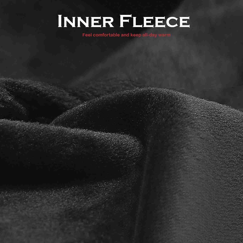 Men Winter Waterproof Gloves Touchscreen Pocket Anti-Slip Fleece Thermal Sport