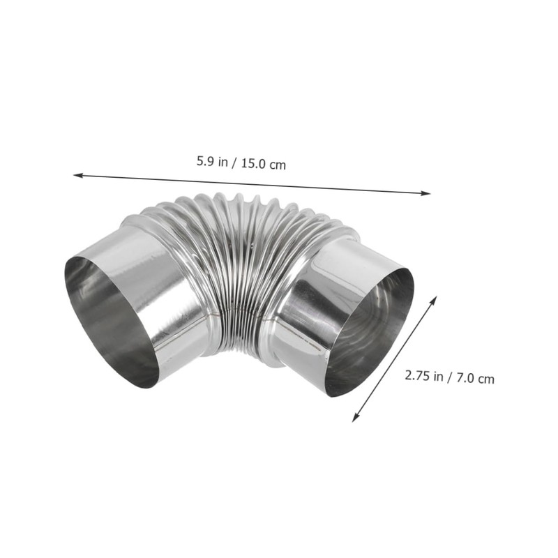 COHEALI Wood Stove Flue Elbow Stainless Steel for Efficient Ventilation