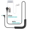 In-Ear Headphones Sound Tube 2.5 mm Transparent incl. Clip