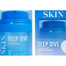 Beauty Creations - Skin Deep Dive - Crema Facial de Noche con Escualano, Jojoba y Moringa - 50 ml
