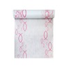 Fleece Table Runner Fish White / Pink for Christening Confirmation