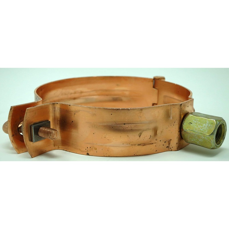 WUS Rain Pipe Clip Copper M8/M10 Step Thread 100 mm