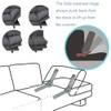 2 Pcs Adjustable Angle Hinge，Sofa backrest Hinge，DIY Furniture，Adjustment Hardware 180