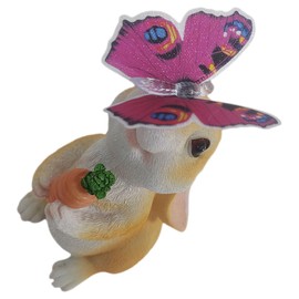 GANAZONO Garden Solar Bunny Light Outdoor Rabbit Statue for Lawn Decoration Night Lamp for Garden Pathway Durable Material for Use