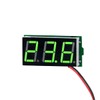 Tiardey 2pcs Voltage Tester,2.5V-30V Mini Digital DC Voltmeter with 0.28