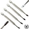 4 pcs Stainless Steel Nail Art Manicure Cuticle Spoon Pusher