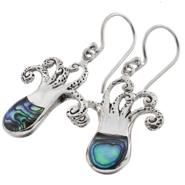 FifiRose 925 Silver Adorable Ocean Animal Squid Octopus Paua Abalone