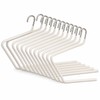 10-Pack Metal Z-Shaped Pants Hangers, Non-Slip Closet Organizer