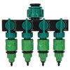 DN20 DN25 FNPT 4 Way Garden Hose Faucet Splitter with