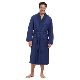 MONARCH Plush Lined Microfiber Bath Robe for Women or Men - Super Soft, Durable Luxury Spa, Resort & Hotel Bathrobe, Generously Sized (Unisex) Cypress