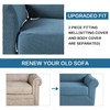 H.VERSAILTEX High Stretch Chair Cover Chair Slipcover 2 Piece Couch