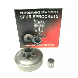 PERFORANCE SAW SUPPLY 1/4" PITCH SPROCKET 8 TOOTH CARVING SPROCKET FITS ECHO CS260T, FREE BEARING